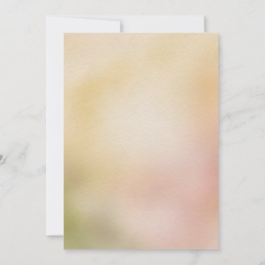 Waterverf Landelijk Landschap Rustiek Landelijk Tr Kaart (Achterkant)