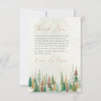 Waterverf landelijke dennenbomen