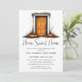 Waterverf landelijke keuken kaart (Staand voorkant)