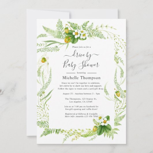 Waterverf landelijke roestvrijerij met douwer kaart (Voorkant)