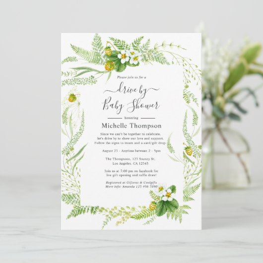 Waterverf landelijke roestvrijerij met douwer kaart (Staand voorkant)