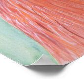 Waterverf landenkaart poster (Hoek)