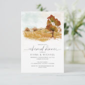 Waterverf Landscape Rehearsal Autumn Gold ID786 Kaart (Staand voorkant)