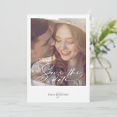 Waterverf Landscape Wedding Autumn Gold ID786 Save The Date (Staand voorkant)