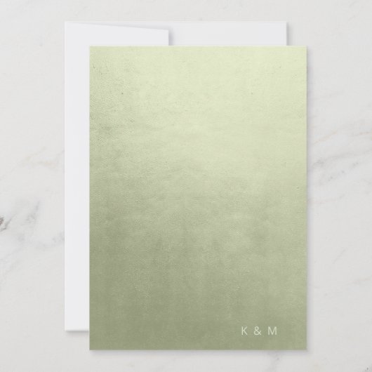 Waterverf Landscape Wedding Sage Green ID786 (Achterkant)