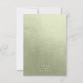 Waterverf Landscape Wedding Sage Green ID786 RSVP Kaartje (Achterkant)