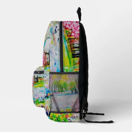 Waterverf Landschap 2 Accessoirezak Bedrukte Rugzak (Rechts)