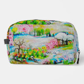 Waterverf Landschap 2 Accessoirezak Toilettasje (Voorkant)