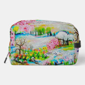 Waterverf Landschap 2 Accessoirezak Toilettasje (Achterkant)