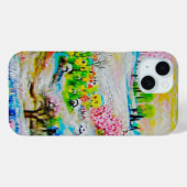 Waterverf Landschap 2 Case-Mate iPhone Case (Achterkant (horizontaal))