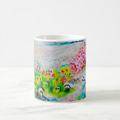 Waterverf Landschap 2 Koffiemok (Center)