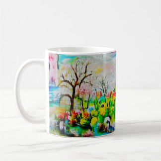Waterverf Landschap 2 Koffiemok