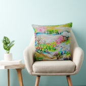 Waterverf Landschap 2 Kussen (Stoel)