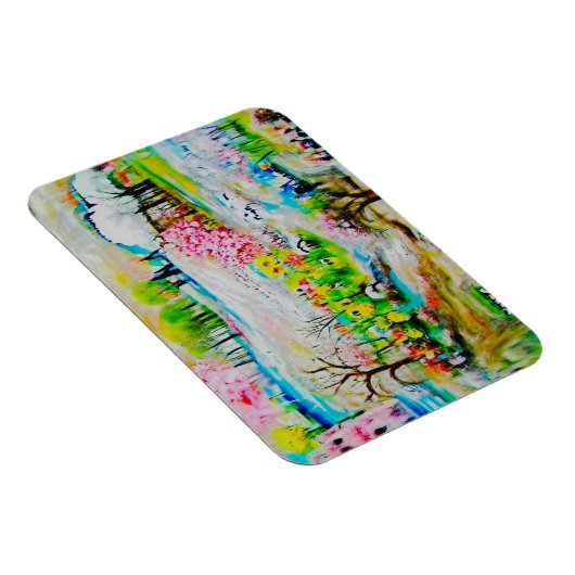 Waterverf Landschap 2 Magneet (Rechterzijde)