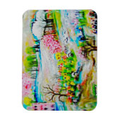 Waterverf Landschap 2 Magneet (Verticaal)