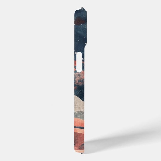 Waterverf landschap Abstract schilderkunst met naa Case-Mate iPhone Case (Achterkant / Rechts)