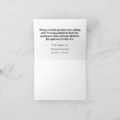 Waterverf landschap Begrafenis Dank u kaart (Binnen)