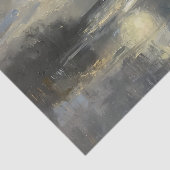 Waterverf Landschap Bij Maanslicht  Tissuepapier (Detail)
