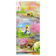 Waterverf Landschap Bladwijzer