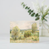 Waterverf landschap briefkaart (Staand voorkant)