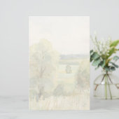 Waterverf landschap briefpapier (Staand voorkant)
