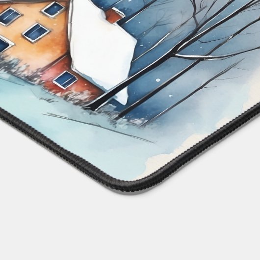 Waterverf landschap bureaumat (Hoek)