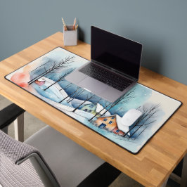 Waterverf landschap bureaumat