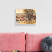 Waterverf landschap canvas afdruk (Insitu (Woonkamer))