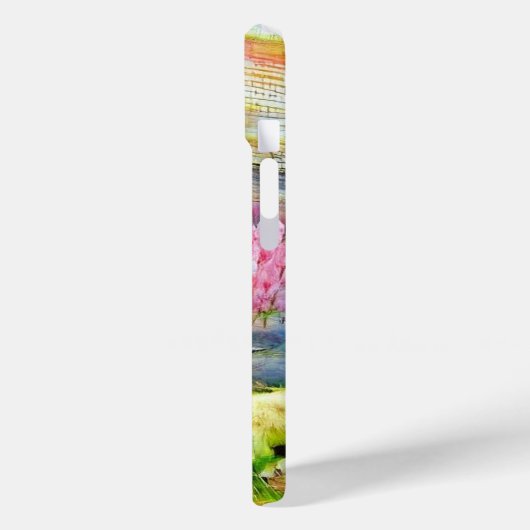 Waterverf landschap Case-Mate iPhone case (Achterkant / Links)