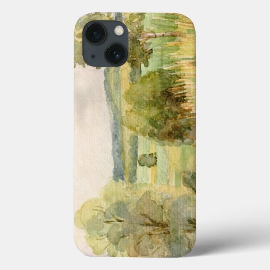 Waterverf landschap Case-Mate iPhone case (Achterkant)