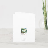 Waterverf landschap dank je wel kaart (Achterkant)