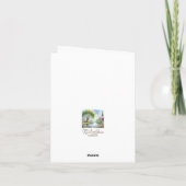 Waterverf landschap dank je wel kaart (Achterkant)