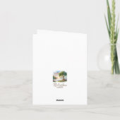 Waterverf landschap dank je wel kaart (Achterkant)