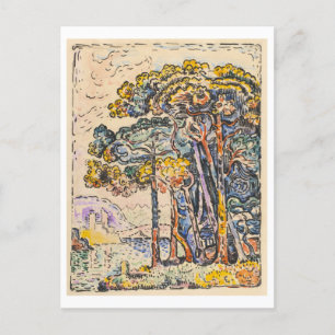Waterverf Landschap door Paul Signac Briefkaart