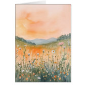 Waterverf Landschap Groet Notecard Alle OCCA's (Voorkant)