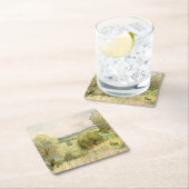 Waterverf landschap kartonnen onderzetters (Insitu)