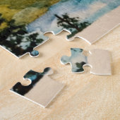 waterverf landschap legpuzzel (Zijkant)