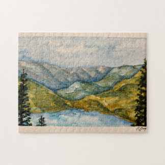 waterverf landschap legpuzzel