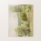 Waterverf landschap legpuzzel (Verticaal)