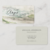 Waterverf Landschap Luxury Professional Handtekeni Visitekaartje (Voorkant / Achterkant)