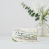 Waterverf Landschap Luxury Professional Handtekeni Visitekaartje (Staand voorkant)