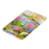 Waterverf landschap magneet (Linkerzijde)