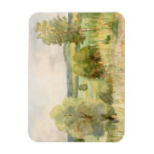 Waterverf landschap magneet (Verticaal)