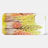 Waterverf landschap met herfstbomen Case-Mate iPhone case (Achterkant (horizontaal))