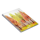 Waterverf landschap met herfstbomen notitieboek (Rechterzijde)