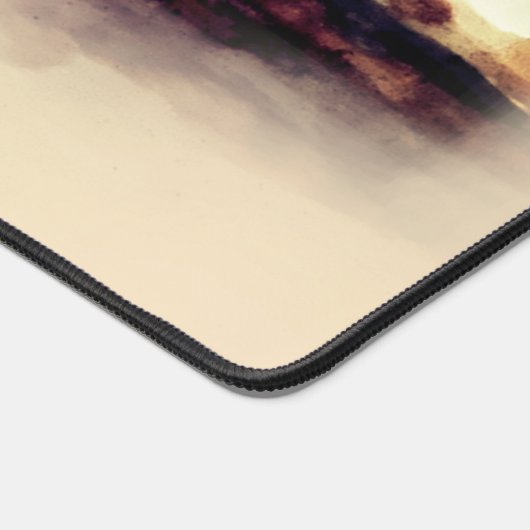 Waterverf landschap monogram bureaumat (Hoek)