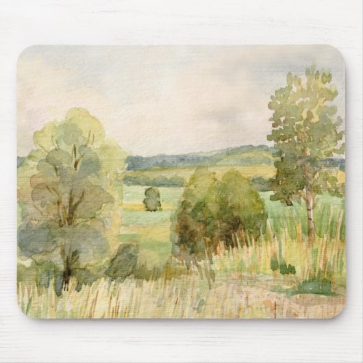Waterverf landschap muismat (Voorkant)