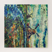 Waterverf - Landschap - Nederland - Schitterend Legpuzzel (Horizontaal)