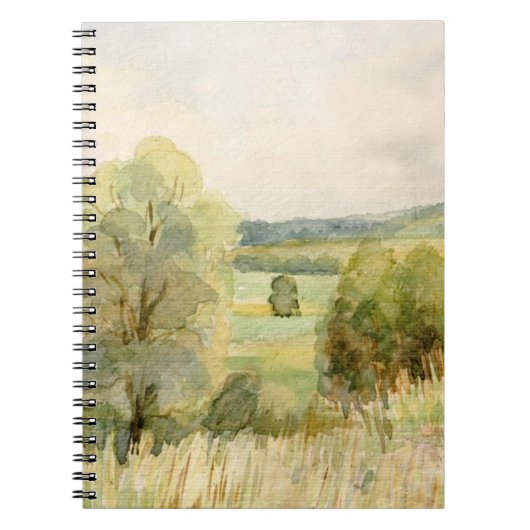Waterverf Landschap Notitieboek (Voorkant)