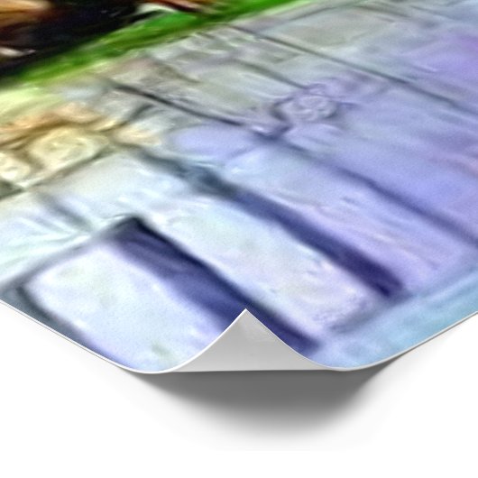 Waterverf landschap poster (Hoek)